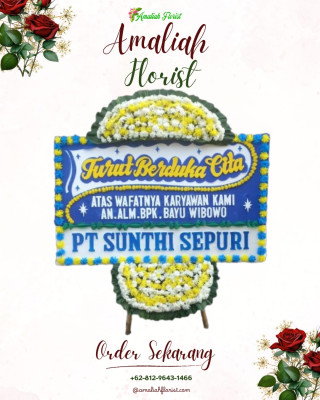 Papan Bunga Duka di Pamuruyan